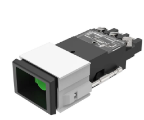 02-618.011 | EAO | Нажимная кнопка c подсветкой 24 x 36 mm EAO