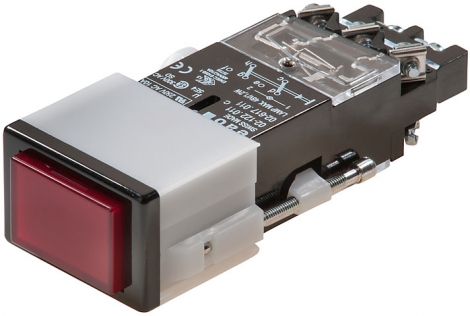 02-616.011 | EAO | Нажимная кнопка c подсветкой 24 x 36 mm EAO