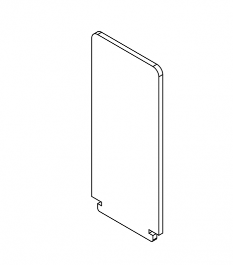09110009962 | HARTING | Han HC Partition wall for 2 HC frame