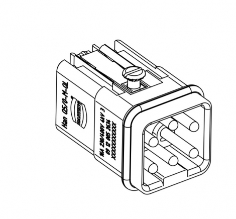 09120052634 | HARTING | вилка Han Q5/0