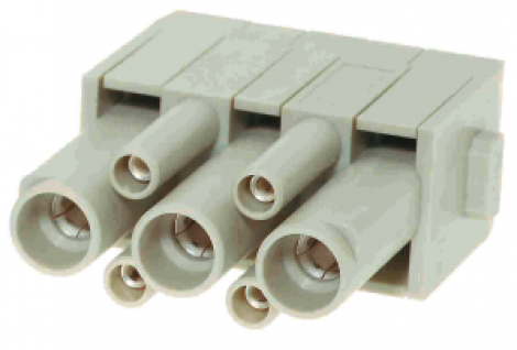 09140073101 | HARTING | Han вилка, модуль 40/10А, 3/4к