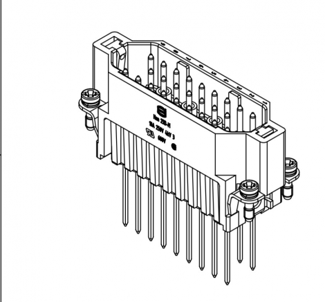 09210252601 | HARTING | вилка 25D накр