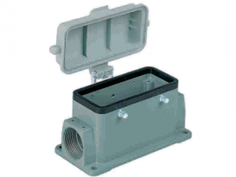 09300100223 | HARTING | Han B Base Surface HC 4 Pegs Thermoplast