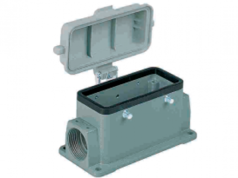 09300100263 | HARTING | Han B Base Surface HC 4 Pegs Thermoplast