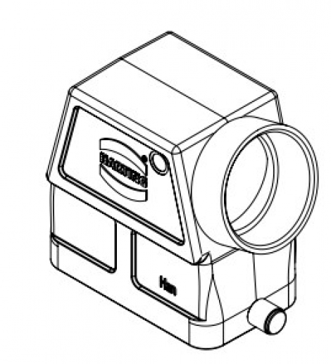 09300100543 | HARTING | кожух каб. 10В угловой