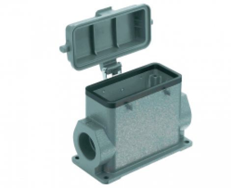 09300160220 | HARTING | Han B Base Surface HC 4 Pegs Thermoplast