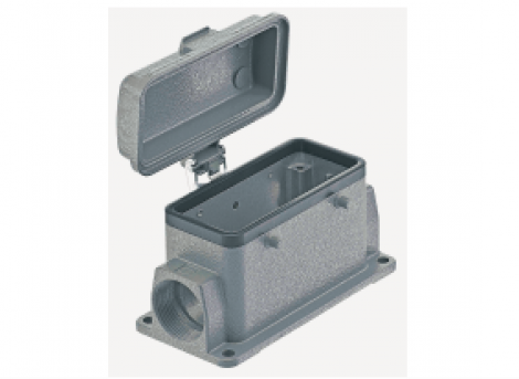 09300162260 | HARTING | Han B Base Surface LC 4 Pegs Metal Cover