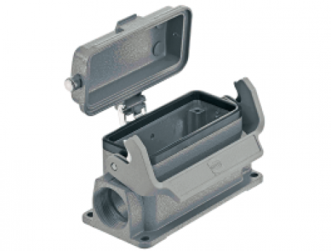 09300162298 | HARTING | Han B Base Surface HC 1 Lever Metal Cove