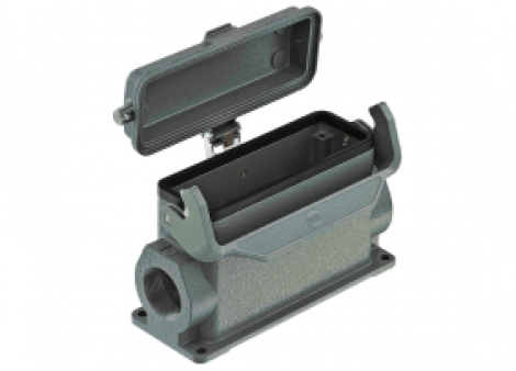 09300242297  | HARTING | Han B Base Surface HC 1 Lever Metal Cove