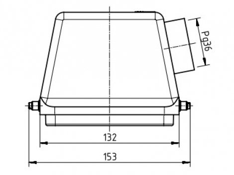 09300480541 кожух каб.угл. PG36