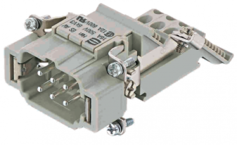 09330064639 | HARTING | Han ES AV Pos. 6 Insert Term. Block righ