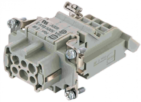 09330064726 | HARTING | Han E AV 06 Pos. F Insert Term. Block Le