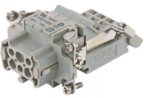 09330064735 | HARTING | Han E розетка 6к прав.с клем.коробкой