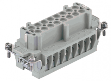 09330162791 | HARTING | Розетка Han E 16 Insert Screw Fe+CuNi