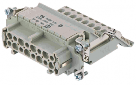 09330164739 | HARTING | Han ES AV Pos. 16 Insert Term. Block rig