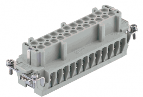 09330242789 | HARTING | Han E 24 Pos. F Insert Screw FE (AU) / C