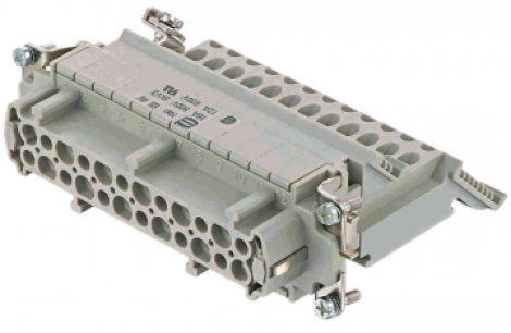 09330244729 | HARTING |  Han ES AV Pos. 24 Insert Term. Block lef