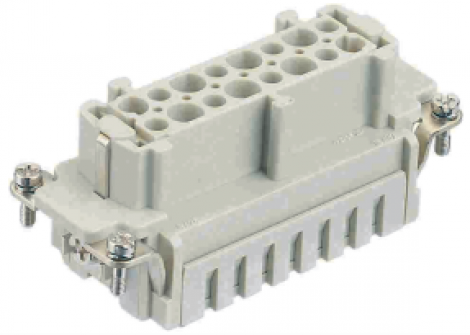 09340062716 | HARTING | розетка 6к под пружину