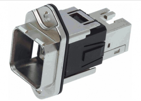 09352250311 | HARTING | Han PushPull PFT metal Bulkhead Cat.6