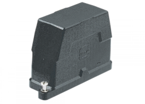 09400100811 | HARTING | Han 10 HPR Hood - screw locking w/o PG