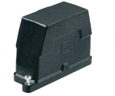 09400240811 | HARTING | Han 24 HPR hood - screw locking w/o PG