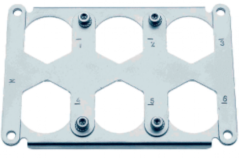 09400489806 | HARTING | Han 48HPR frame for 6XHC350A for male