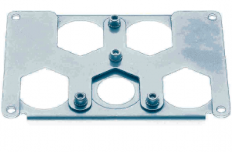 09400489809 | HARTING | Han 48HPR креп.рамка на 4к+земля, штырь