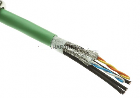 09456000310 | HARTING | PN Type B Hybrid 4xAWG22/7 + 4x1.5, 10m