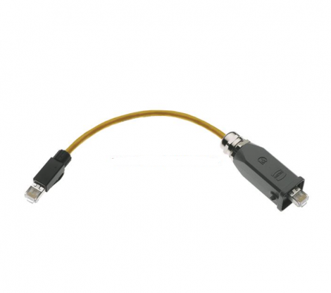 09457011534 | HARTING | RJI 8AWG26/7, CAT6, PUR, IP20+Han3A,1.5m