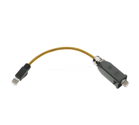 09457011538 | HARTING | RJI 8AWG26/7, CAT6, PUR, IP20+Han3A,5.0m