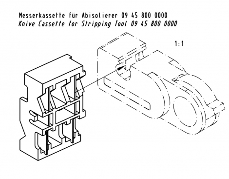 09458000001 | HARTING | ножевой блок
