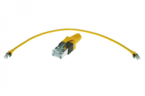 09474747107 | HARTING | RJI cable 4x2xAWG26/7 CAT6A PUR, 0.8m