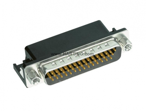 09563625812 | HARTING | DSUB вилка угл 44к S4 4-40