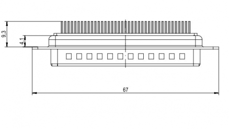 09565615700 вилка D SUB 78к