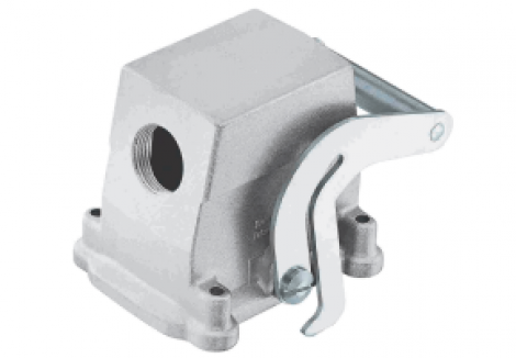 09620100581 | HARTING | Han EMC 10 Hood Side Entry PG 21 Central