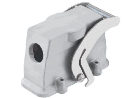 09620640581 | HARTING | Han EMC 64 Hood Side Entry Central Lever