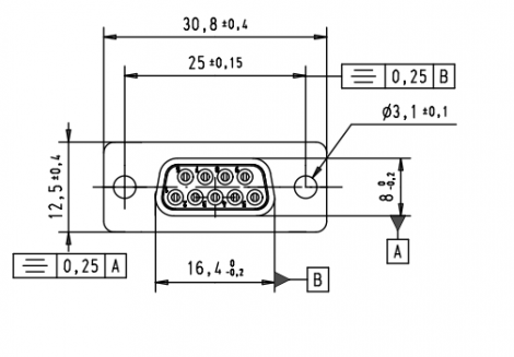 09641117210 | HARTING | DSUB розетка 9к пр.