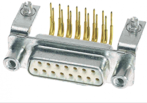 09643147235 | HARTING | D-SUB fe angled 25-pol turned solder pin