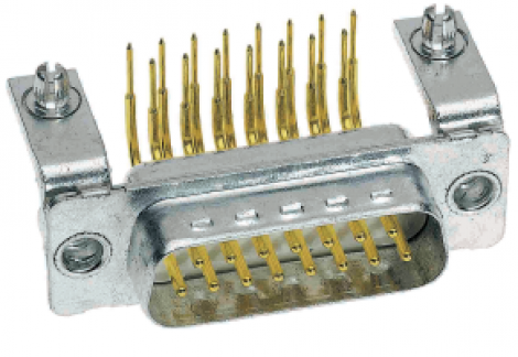 09643247222 | HARTING | 25 way RA Male 470 BLnut4