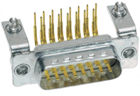 09643247223 | HARTING | DSUB 25 way RA Male 470 BLnut3