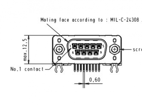 09651626813 Вилка DSUB