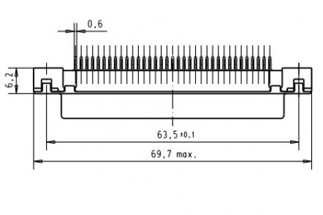 09664116501 розетка прямая 37-М3