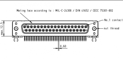 09664527611 Разъем D-Sub