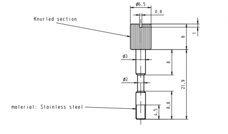 09670019978 | HARTING | винт с насечкой резьба UNC