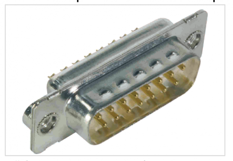 09670151615 | HARTING | D-Sub 15-pole MinD solder cup male nut M