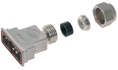 09670500538 | HARTING | DSUB IP 67 кожух мет. 50p