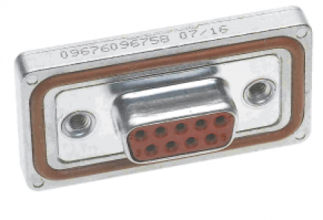 09676156758 | HARTING | D SUB IP 67 FE ANG_PCB_15P_S4_METAL FRAM