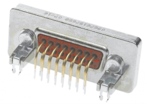 09676259658 | HARTING | D SUB вилка угл_PCB_25к_S4_METAL FRAM