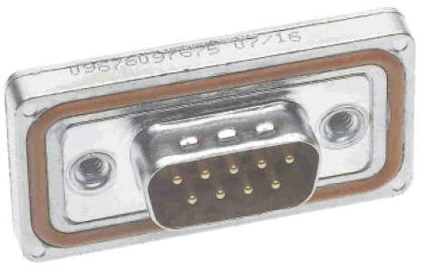 09676509675 | HARTING | D SUB IP 67 вилка прямая 50к.