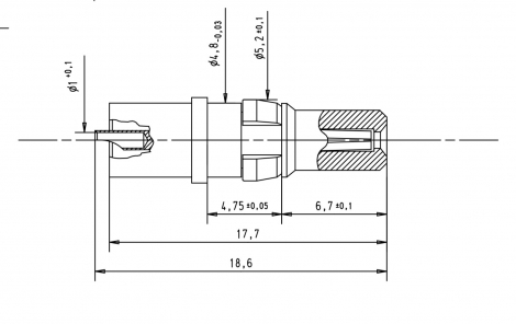 09692812550 контакт вилка прямая